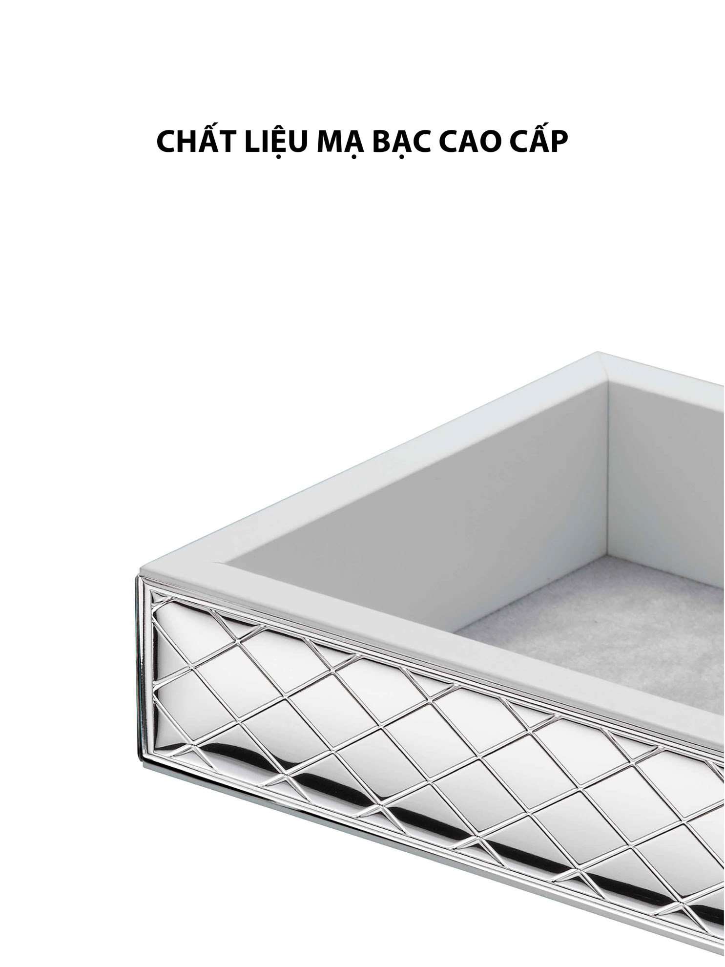 Khay đựng trang sức,kích thước 18x13 mạ bạc hiệu VALENTI - 406502 5 406502 img3 bd8173e29c504939b0d752f3b3a04ad1 2 - Mua trực tiếp từ nhà máy - Thương hiệu toàn cầu, sản phẩm tốt nhất, danh mục lớn nhất Việt Nam, giá và chất lượng hàng đầu, dịch vụ uy tín đoạt giải Best Performance.