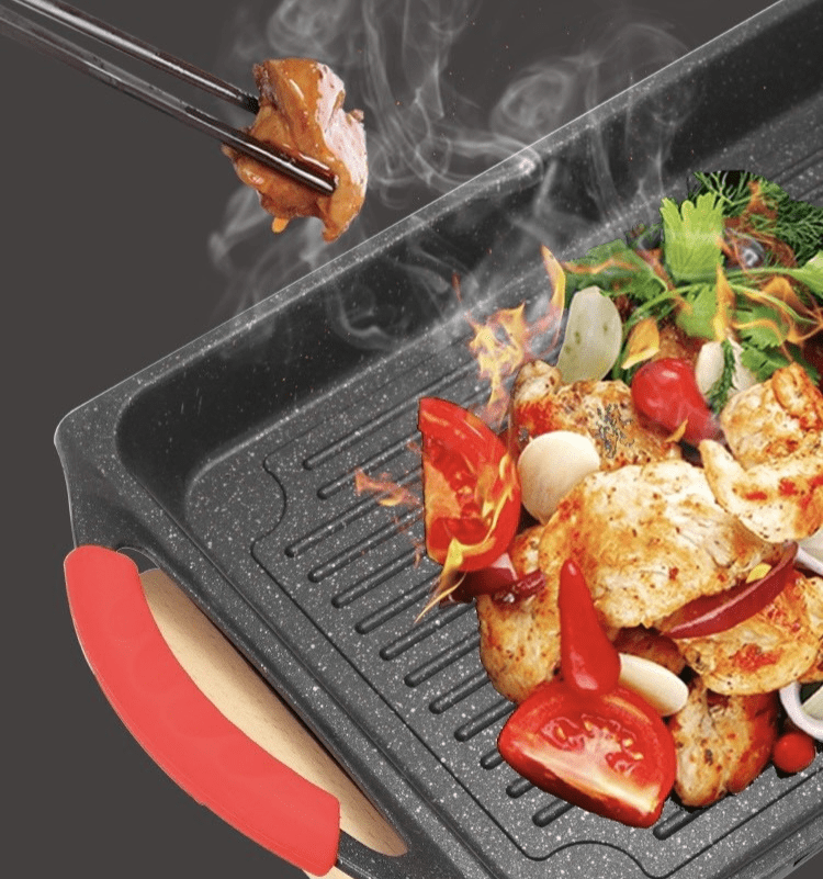 Chảo Gang Nướng Thịt Hàn Quốc – Đồ Dùng Bếp Đức Cao Cấp 2 Chảo Đá Nướng Thịt Hàn Quốc – Trải Nghiệm Nướng "Chuẩn Nhà Hàng" tại Moriitalia.vn
